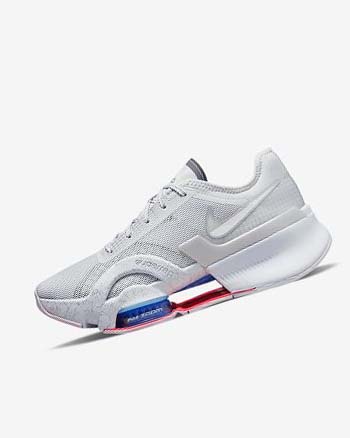 Buty Treningowe Damskie Nike Air Zoom SuperRep 3 Platyna Szare Niebieskie Metal Srebrne | PL_5548