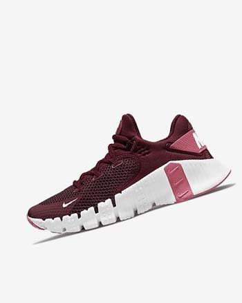 Buty Treningowe Damskie Nike Free Metcon 4 Różowe Czarne Białe | PL_1195