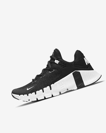 Buty Treningowe Damskie Nike Free Metcon 4 Czarne Czarne Białe | PL_2263