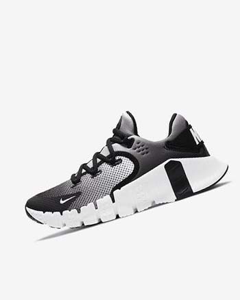 Buty Treningowe Damskie Nike Free Metcon 4 Białe Czarne | PL_2732