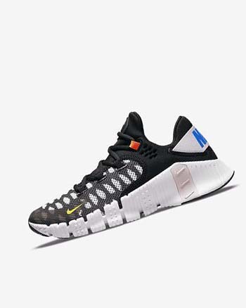 Buty Treningowe Damskie Nike Free Metcon 4 Czarne Białe Niebieskie Żółte | PL_2820