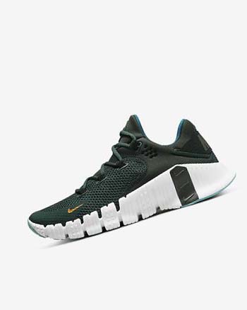 Buty Treningowe Damskie Nike Free Metcon 4 Zielone Czarne Białe | PL_3083