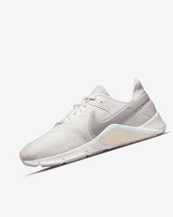 Buty Treningowe Damskie Nike Legend Essential 2 Premium Szare Białe Metal | PL_2623