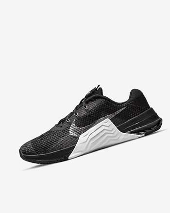 Buty Treningowe Damskie Nike Metcon 7 Czarne Białe Szare Metal Ciemny Szare | PL_4589