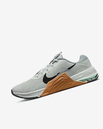 Buty Treningowe Damskie Nike Metcon 7 Głęboka Srebrne Oliwkowe Czarne | PL_5497