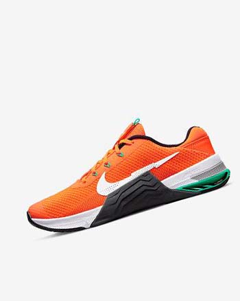 Buty Treningowe Damskie Nike Metcon 7 Pomarańczowe Ciemny Szare Turkusowe Białe | PL_2479