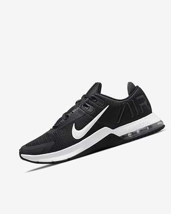 Buty Treningowe Męskie Nike Air Max Alpha Trainer 4 Czarne Ciemny Szare Białe | PL_4524