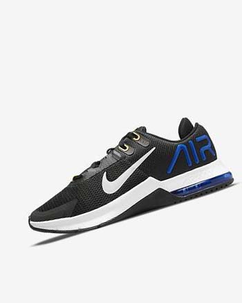 Buty Treningowe Męskie Nike Air Max Alpha Trainer 4 Czarne Niebieskie Pomarańczowe Szare | PL_5560