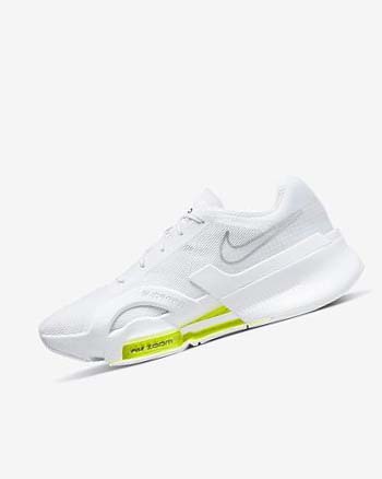 Buty Treningowe Męskie Nike Air Zoom SuperRep 3 Białe Czarne Metal Srebrne | PL_5447