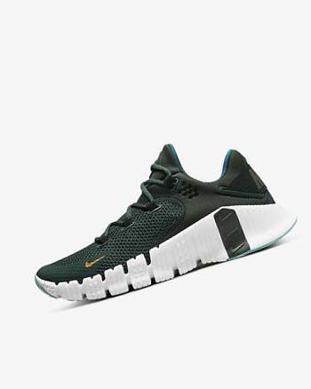 Buty Treningowe Męskie Nike Free Metcon 4 Zielone Czarne Białe | PL_2970