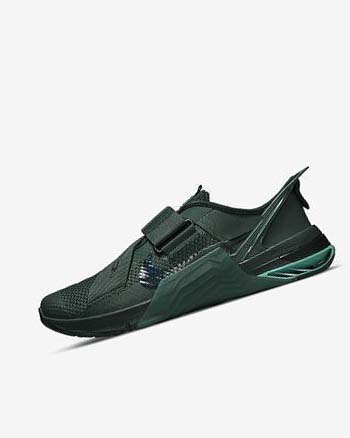 Buty Treningowe Męskie Nike Metcon 7 FlyEase Zielone Czarne Turkusowe Kolorowe | PL_2755