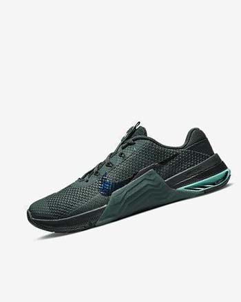 Buty Treningowe Męskie Nike Metcon 7 Zielone Turkusowe Czarne Kolorowe | PL_4674