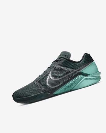 Buty Treningowe Męskie Nike Zoom Metcon Turbo 2 Oliwkowe Turkusowe | PL_3138