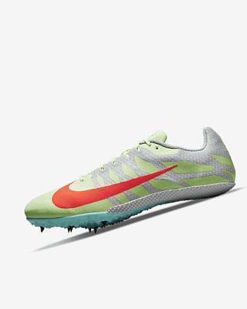 Buty Z Kolcami Męskie Nike Zoom Rival S 9 Żółte Pomarańczowe Turkusowe | PL_4779