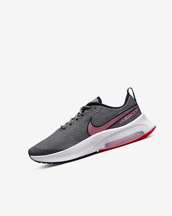 Buty do Biegania Chłopięce Nike Air Zoom Arcadia Szare Czarne Czerwone | PL_2412