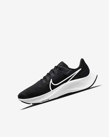 Buty do Biegania Chłopięce Nike Air Zoom Pegasus 38 Czarne Ciemny Szare Białe | PL_2703