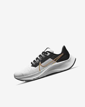 Buty do Biegania Chłopięce Nike Air Zoom Pegasus 38 Głęboka Szare Szare Metal Złote | PL_5406