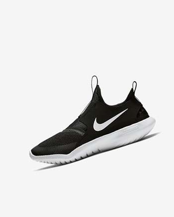 Buty do Biegania Chłopięce Nike Flex Runner Czarne Białe | PL_4576