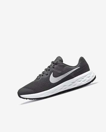 Buty do Biegania Chłopięce Nike Revolution 6 Szare Szare Białe | PL_2917