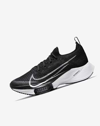 Buty do Biegania Damskie Nike Air Zoom Tempo NEXT% Czarne Ciemny Szare Platyna Białe | PL_5162