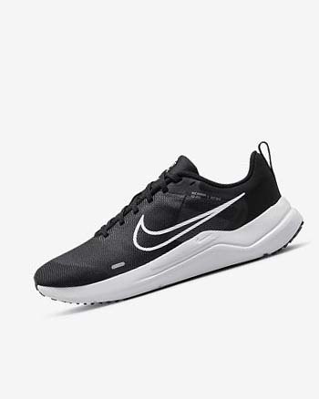 Buty do Biegania Damskie Nike Downshifter 12 Czarne Szare Platyna Białe | PL_5470