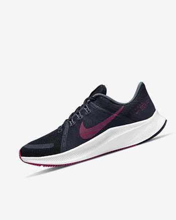 Buty do Biegania Damskie Nike Quest 4 Niebieskie Szare Zielone Białe Różowe | PL_2280
