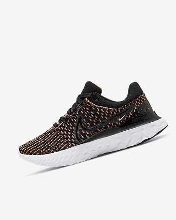 Buty do Biegania Damskie Nike React Infinity Run Flyknit 3 Czarne Niebieskie Różowe Białe | PL_2236