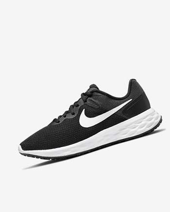 Buty do Biegania Damskie Nike Revolution 6 Next Nature Czarne Ciemny Szare Szare Białe | PL_2698