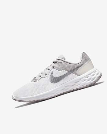 Buty do Biegania Damskie Nike Revolution 6 Next Nature Premium Białe Szare | PL_3062