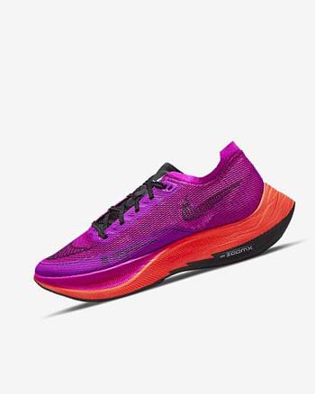 Buty do Biegania Damskie Nike ZoomX Vaporfly Next% 2 Fioletowe Czerwone Szare Czarne | PL_2959