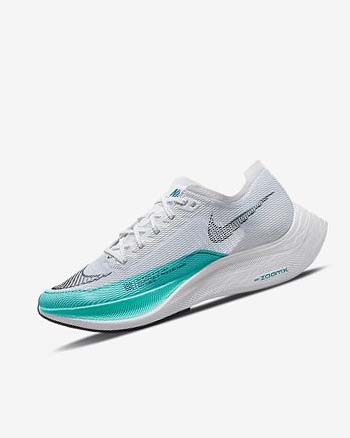 Buty do Biegania Damskie Nike ZoomX Vaporfly Next% 2 Białe Zielone Turkusowe Czarne | PL_4806