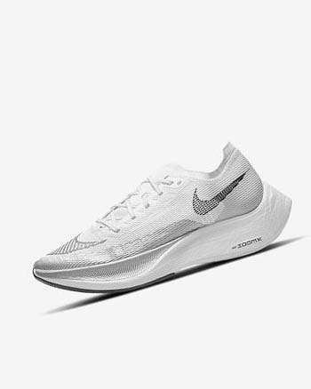 Buty do Biegania Damskie Nike ZoomX Vaporfly Next% 2 Białe Metal Srebrne Czarne | PL_5489