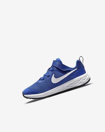 Buty do Biegania Dziewczynka Nike Revolution 6 Królewski Niebieski Czarne Białe | PL_2453