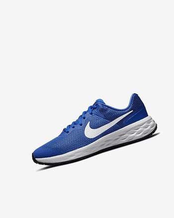 Buty do Biegania Dziewczynka Nike Revolution 6 Królewski Niebieski Czarne Białe | PL_2484