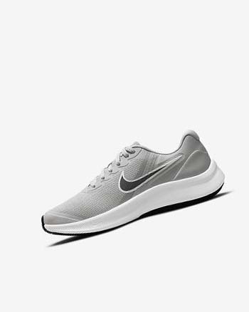 Buty do Biegania Dziewczynka Nike Star Runner 3 Głęboka Szare Szare Czarne | PL_3003