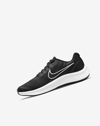 Buty do Biegania Dziewczynka Nike Star Runner 3 Czarne Ciemny Szare Ciemny Szare | PL_4737