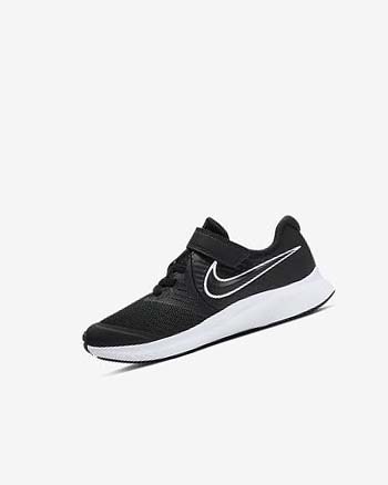 Buty do Biegania Dziewczynka Nike Star Runner 2 Czarne Czarne Białe | PL_5082