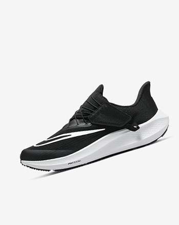 Buty do Biegania Męskie Nike Air Zoom Pegasus 39 FlyEase Czarne Ciemny Szare Białe | PL_2617