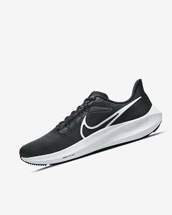 Buty do Biegania Męskie Nike Air Zoom Pegasus 39 Czarne Ciemny Szare Białe | PL_3177