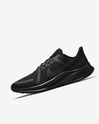Buty do Biegania Męskie Nike Quest 4 Czarne Ciemny Szare | PL_4679