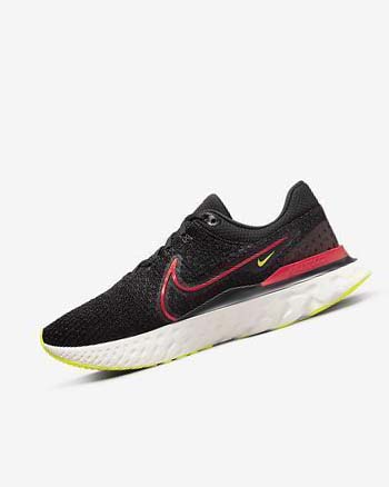 Buty do Biegania Męskie Nike React Infinity Run Flyknit 3 Czarne Czerwone Czerwone | PL_2546