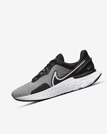 Buty do Biegania Męskie Nike React Miler 3 Białe Czarne Metal Srebrne Białe | PL_2994