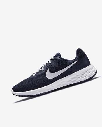 Buty do Biegania Męskie Nike Revolution 6 Next Nature Granatowe Obsidian Białe | PL_2373