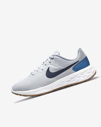 Buty do Biegania Męskie Nike Revolution 6 Next Nature Platyna Ciemny Niebieskie Niebieskie Niebieskie | PL_4688