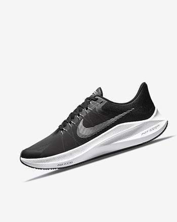 Buty do Biegania Męskie Nike Winflo 8 Czarne Białe | PL_2868