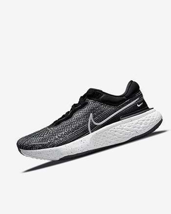 Buty do Biegania Męskie Nike ZoomX Invincible Run Flyknit Czarne Białe | PL_2745