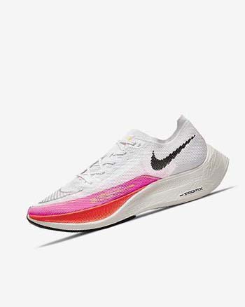 Buty do Biegania Męskie Nike ZoomX Vaporfly Next% 2 Białe Różowe Czarne | PL_1138