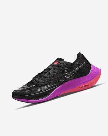 Buty do Biegania Męskie Nike ZoomX Vaporfly Next% 2 Czarne Fioletowe Czerwone | PL_3018