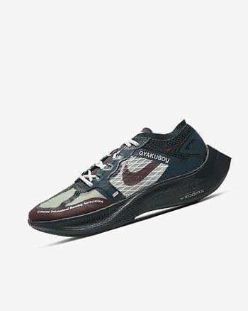 Buty do Biegania Męskie Nike ZoomX Vaporfly Next% x Gyakusou Bordowe Zielone | PL_4746