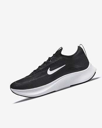 Buty do Biegania Męskie Nike Zoom Fly 4 Czarne Białe | PL_2388